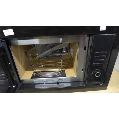 4015 - CDA built-in microwave with grill - (left hinge opening) (481-16)  * This lot is subject to VAT