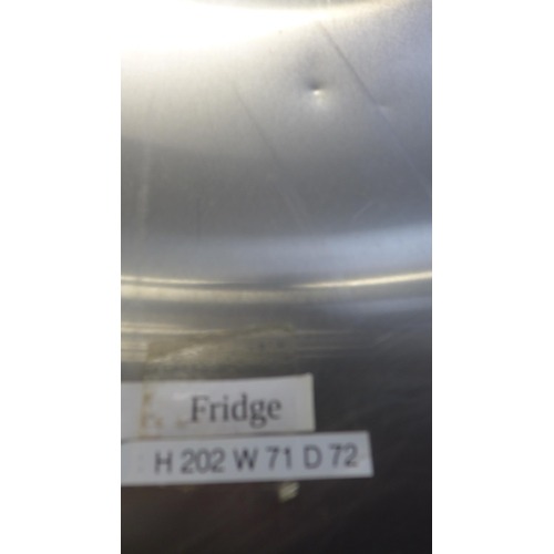 4019 - single door stainless steel catering fridge  *This lot is subject to VAT