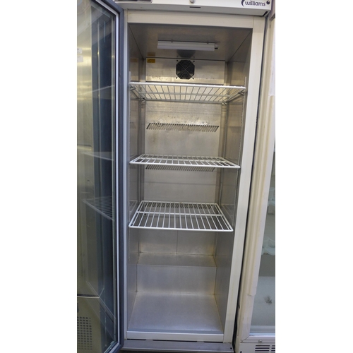 4020 - A Williams single glass door display fridge  *This lot is subject to VAT