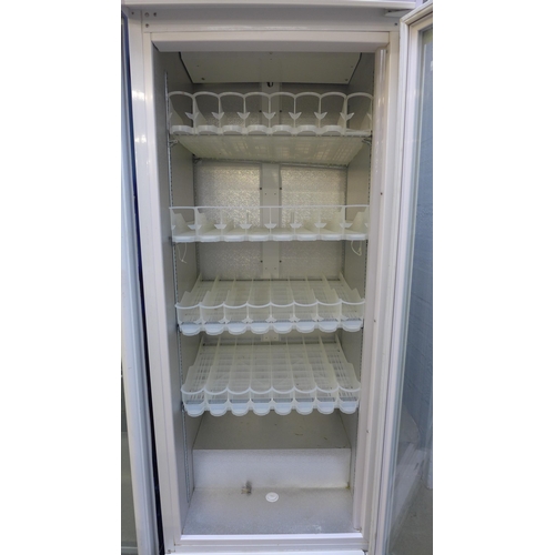 4021 - Husky single glass door drinks display fridge  *This lot is subject to VAT