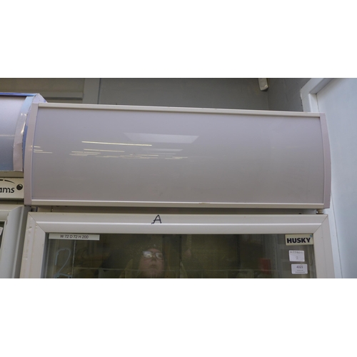 4021 - Husky single glass door drinks display fridge  *This lot is subject to VAT