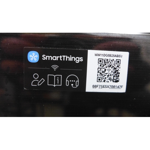 4022 - Samsung 11Kg black smart things washing machine - model no - Ww11Dg5B25Abeu, Original RRP £524.99 + ... 