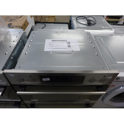 4026 - AEG built-in double oven (481-49)  * This lot is subject to VAT