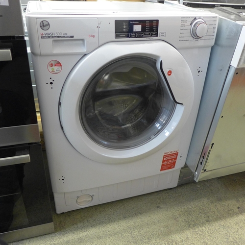 4028 - Hoover H-wash 300 lite 8KG washing machine (481-7)  * This lot is subject to VAT