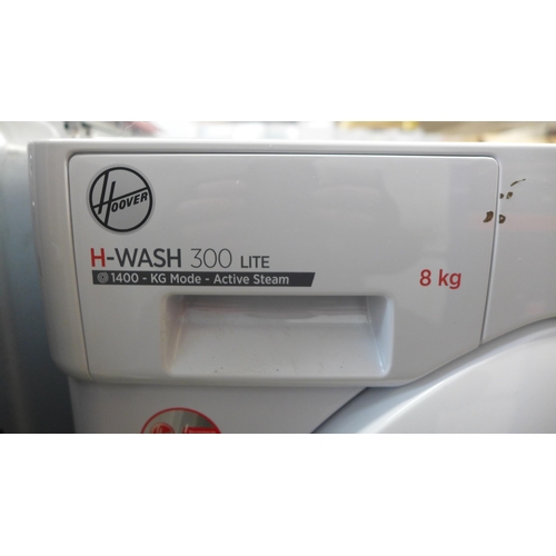 4028 - Hoover H-wash 300 lite 8KG washing machine (481-7)  * This lot is subject to VAT