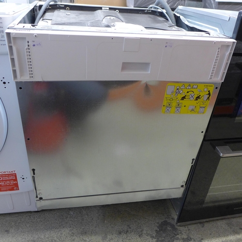 4029 - Zanussi integrated dishwasher - (cosmetic damage) (481-105) *This lot is subject to VAT