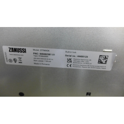 4044 - Zanussi 4 zone 'Hob2Hood' induction hob (481-84)  * This lot is subject to VAT