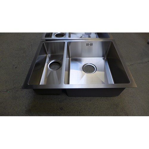 4062 - 2x Idro 1.5 bowl LHD sinks (481-52, 53)  * This lot is subject to VAT