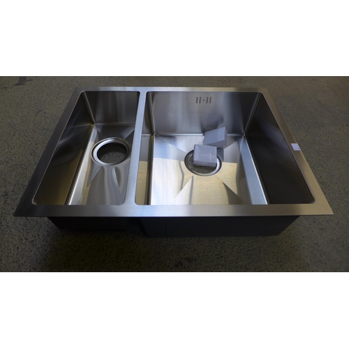 4062 - 2x Idro 1.5 bowl LHD sinks (481-52, 53)  * This lot is subject to VAT