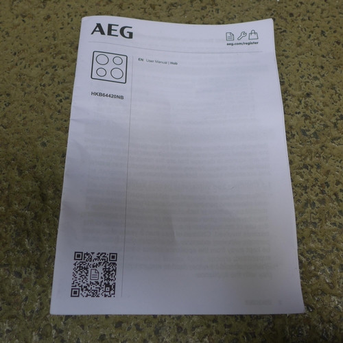 4067 - AEG gas on glass 4 zone hob (481-83)  * This lot is subject to VAT