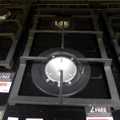 4068 - AEG 4 zone gas on glass Hob - (missing burners) (481-82)  * This lot is subject to VAT