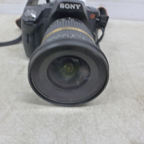 5133 - A Sony 9390 Digital DSL camera with Tamron SP 10-24mm lens and a Canon zoom EF 38-76mm lens