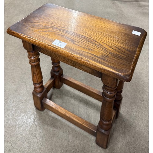 189 - An 18th Century style oak stool