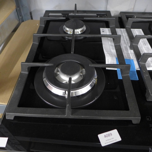 4089 - AEG 4 burner gas on glass hob (481-92)  * This lot is subject to VAT