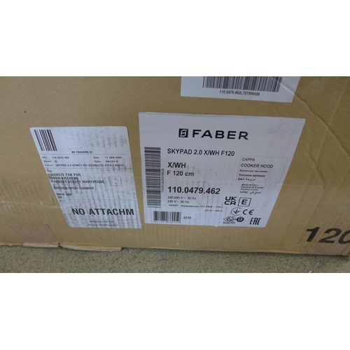 4102 - Zanussi cooker hood and faber skypad ceiling hood -(both damaged) - (481-68, 73)  * This lot is subj... 