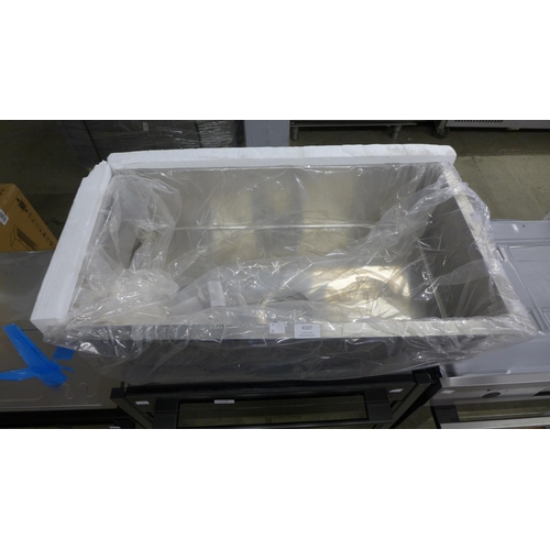 4107 - Idro extra large 1.0 bowl stainless steel sink (481-67)  * This lot is subject to VAT