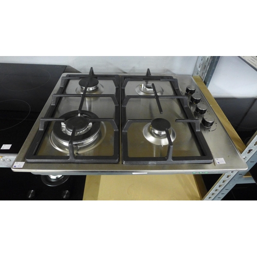 4113 - Gas 4 zone Hob - (missing burner) - (481-104) *This lot is subject to VAT