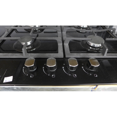 4116 - Viceroy 60cm 4 burner gas on glass hob (481-106) *This lot is subject to VAT