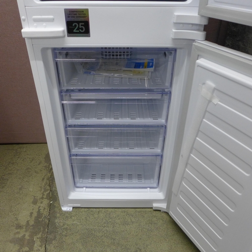 4120 - Beko 50/50 integrated fridge freezer - (frost free) (481-35)  * This lot is subject to VAT