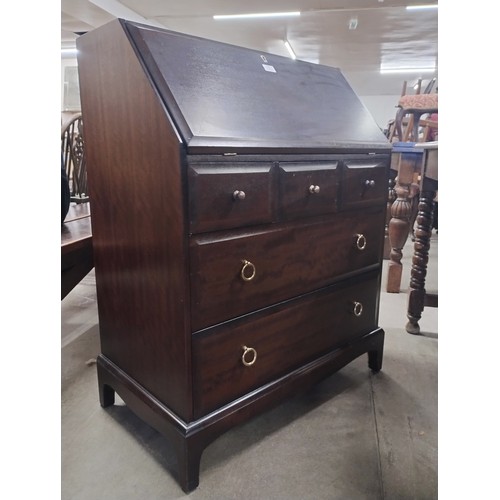 248 - A Stag Minstrel mahogany bureau