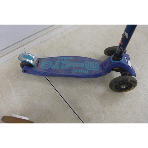 5241 - Two 3 wheel Mini Micro push scooters