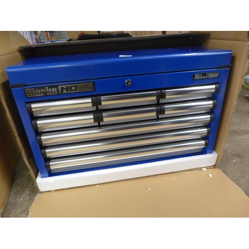 5271 - *VAT* A boxed sample Clarke HD Plus CBB209B-RL Racing Line tool chest - with key