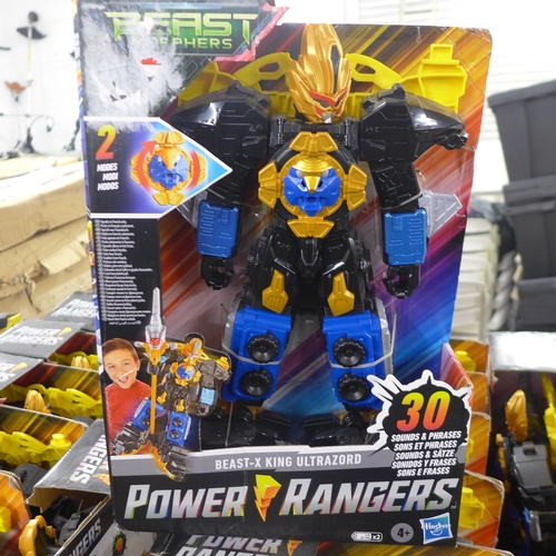 5283 - A box of 7 Beast Morphers Beast-X King Ultrazord Power Ranger figures