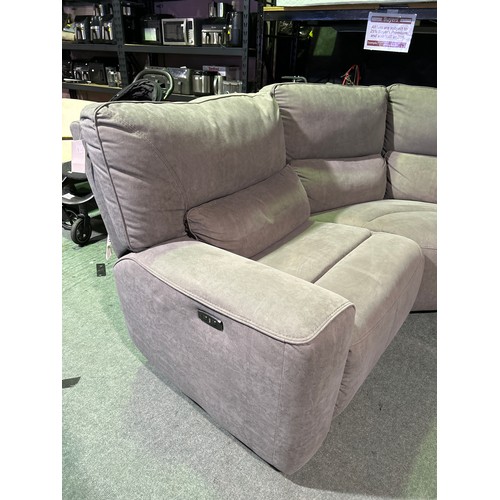 6217 - Gilman Creek reclining fabric sectional corner sofa (damaged) Original RRP £1999.99 + VAT (349-18) *... 