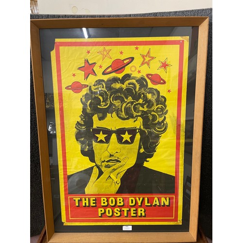 389 - A Barry Fantoni poster, The Bob Dylan Poster, circa 1967, framed