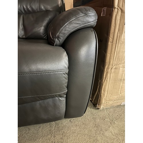 3259 - A Fletcher leather power reclining armchair (no power leads), original RRP £624.99 + VAT (4222-15) *... 