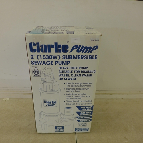 5359 - *VAT* A boxed sample Clarke CSP1530 2