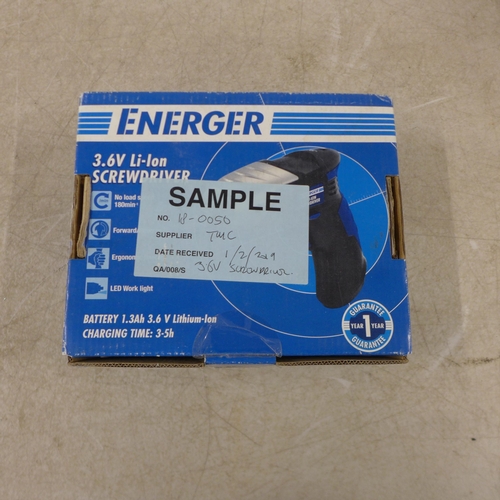 5372 - *VAT* A quantity of boxed sample tools including a Liang Ming DS-002 240v detail sander, a 3.6V elec... 