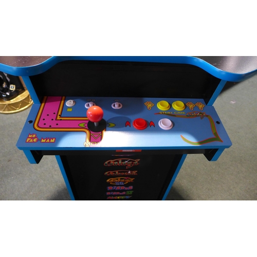 6016 - Arcade1Up Ms.Pac-Man and Galaga pub table arcade machine, no power lead, Original RRP £399.99 + VAT ... 