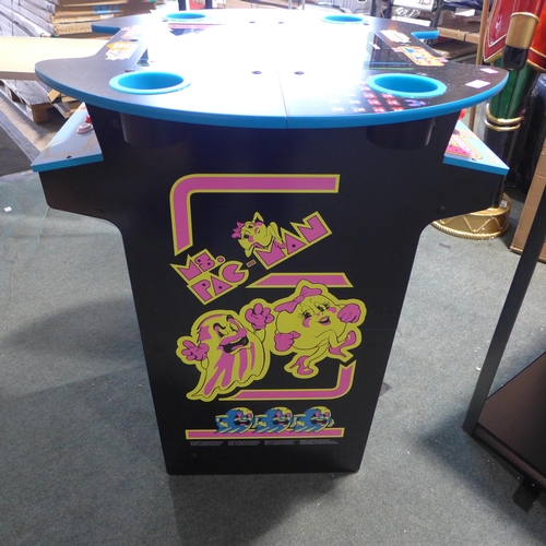 6016 - Arcade1Up Ms.Pac-Man and Galaga pub table arcade machine, no power lead, Original RRP £399.99 + VAT ... 