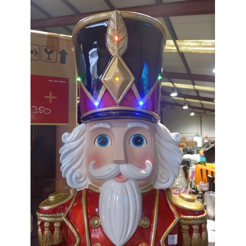 6017 - 6Ft Grand nutcracker with LED lights, Original RRP £299.99 + VAT  (350-204) *This lot is subject to ... 