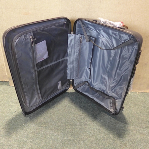 6018 - American Tourister Bon Air 3 piece Black luggage set, Original RRP £120.83 + VAT (351-110) *This lot... 