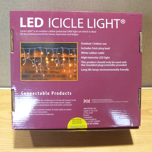 6023 - Warm White LED string lights (350-179) *This lot is subject to VAT