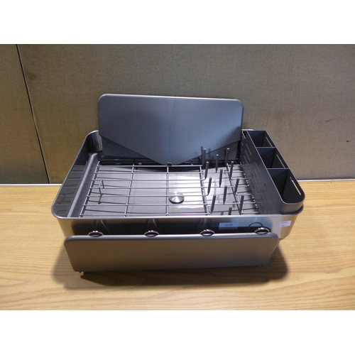 6038 - Simplehuman dish drying rack (351-116) *This lot is subject to VAT