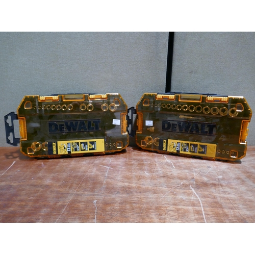 6057 - Two Dewalt small mechanics sets (both incomplete) (350-199,200) *This lot is subject to VAT