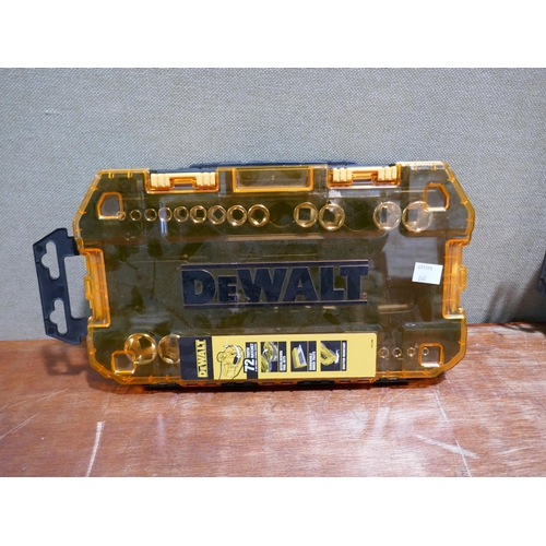 6057 - Two Dewalt small mechanics sets (both incomplete) (350-199,200) *This lot is subject to VAT