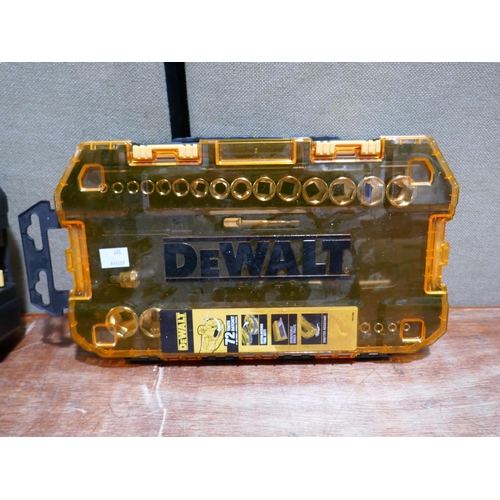 6057 - Two Dewalt small mechanics sets (both incomplete) (350-199,200) *This lot is subject to VAT