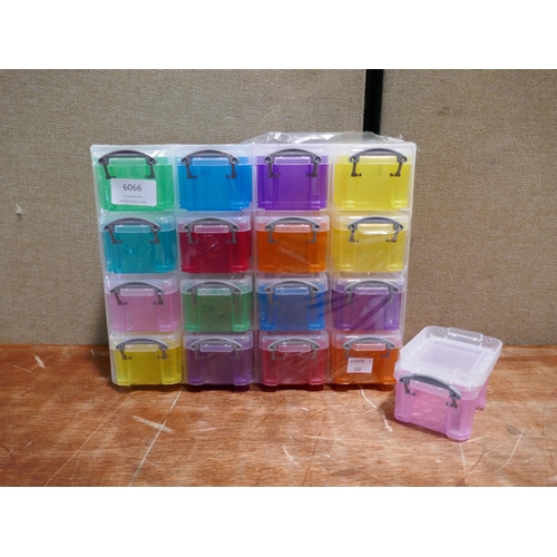 6066 - Really Useful 0.14L storage containers (351-510) *This lot is subject to VAT