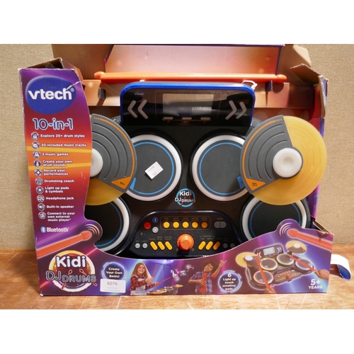 6076 - Vtech Kidi DJ drum kit (351-263) *This lot is subject to VAT