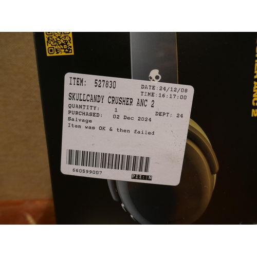 6083 - Skullcandy Crusher ANC 2 headphones, Original RRP £139.99 + VAT (351-518) *This lot is subject to VA... 