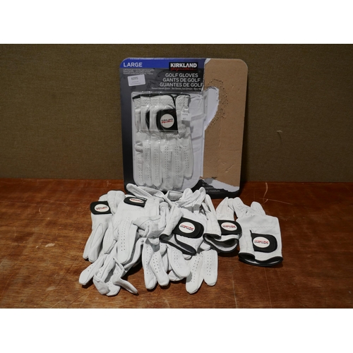 6095 - Quantity of Kirkland Signature golf gloves  (351-457) *This lot is subject to VAT