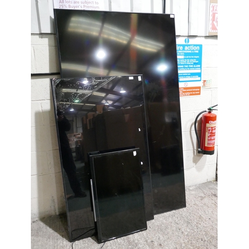 6235 - Three damaged televisions: Toshiba 32