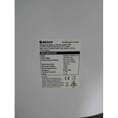 6243 - Meaco 18L dehumidifier, Original RRP £199.99 + VAT (351-524) *This lot is subject to VAT