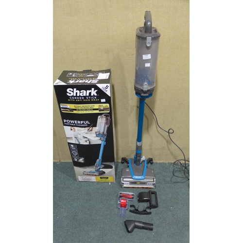 6189 - Shark corded stick vacuum cleaner, Original RRP £149.99 + VAT (351-426) *This lot is subject to VAT