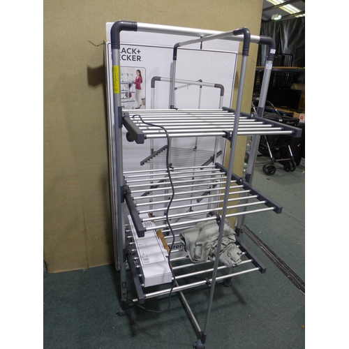 6190 - Black & Decker heated tower airer, Original RRP £99.99 + VAT (351-453) *This lot is subject to VAT