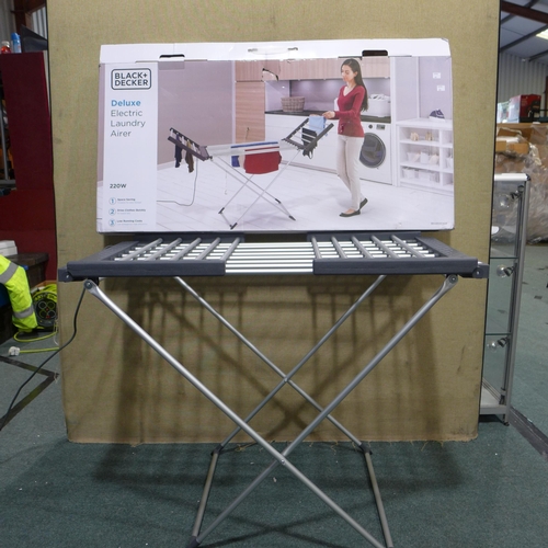 6191 - Black & Decker heated winged airer (351-450) *This lot is subject to VAT